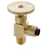 Poly-Tite to Pipe - 90 Elbow - Needle Valves